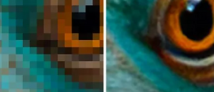 Upscaling Illustration